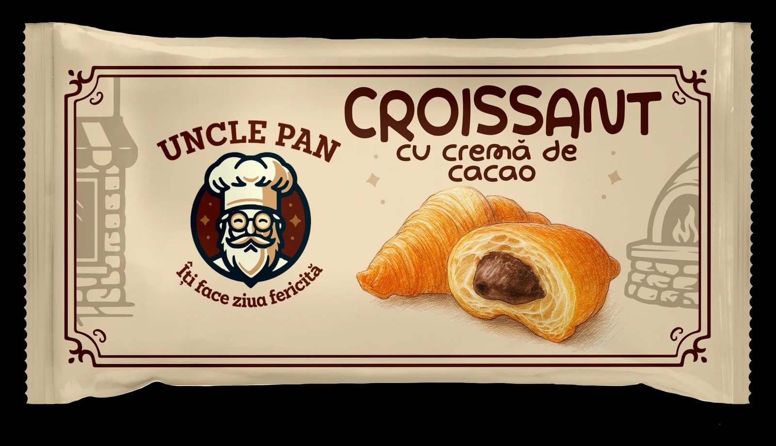 Croissant cu cremă de cacao — Uncle Pan